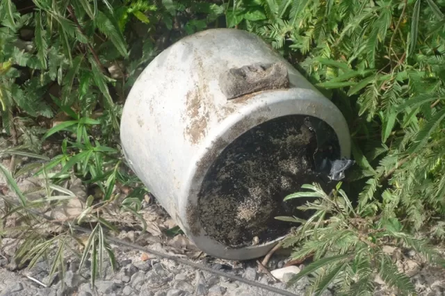 El artefacto contenía 25 kilos de explosivos.